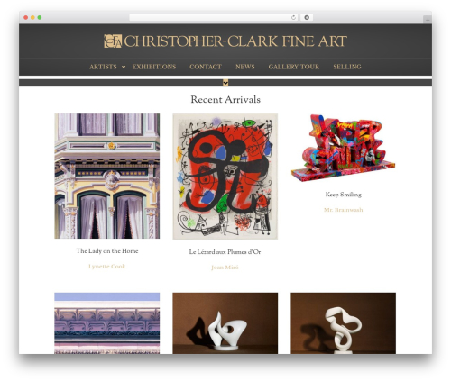 Product enquiry pro WordPress plugin - clarkfineart.com
