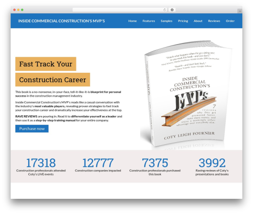 FlatBook top WordPress theme - commercialconstructionmvps.com