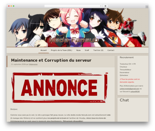 GeneratePress theme WordPress - meda-fansub.com