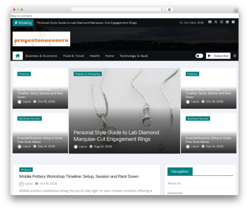Newsair best WordPress magazine theme - proyectonuevaera.com