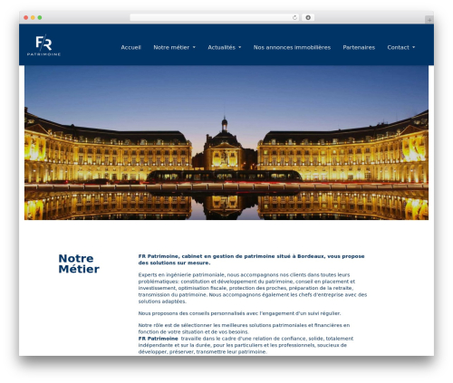 Theme WordPress Avatar - frpatrimoine.fr