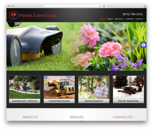 Triggerfish Responsive WordPress theme - pieperlawncare.com