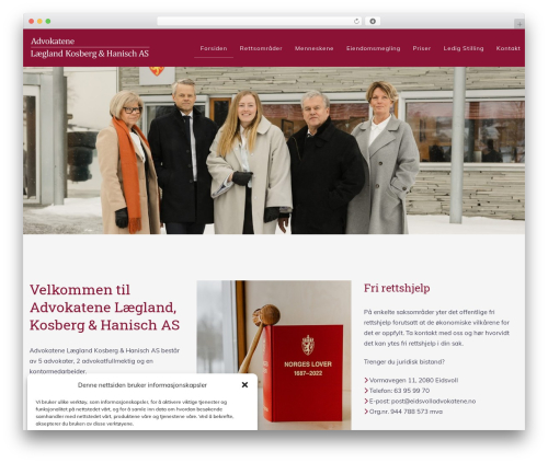 Apcore WordPress plugin - eidsvolladvokatene.no