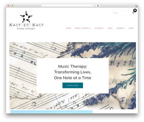 WordPress theme ChicServe - notebynotemusictherapy.com