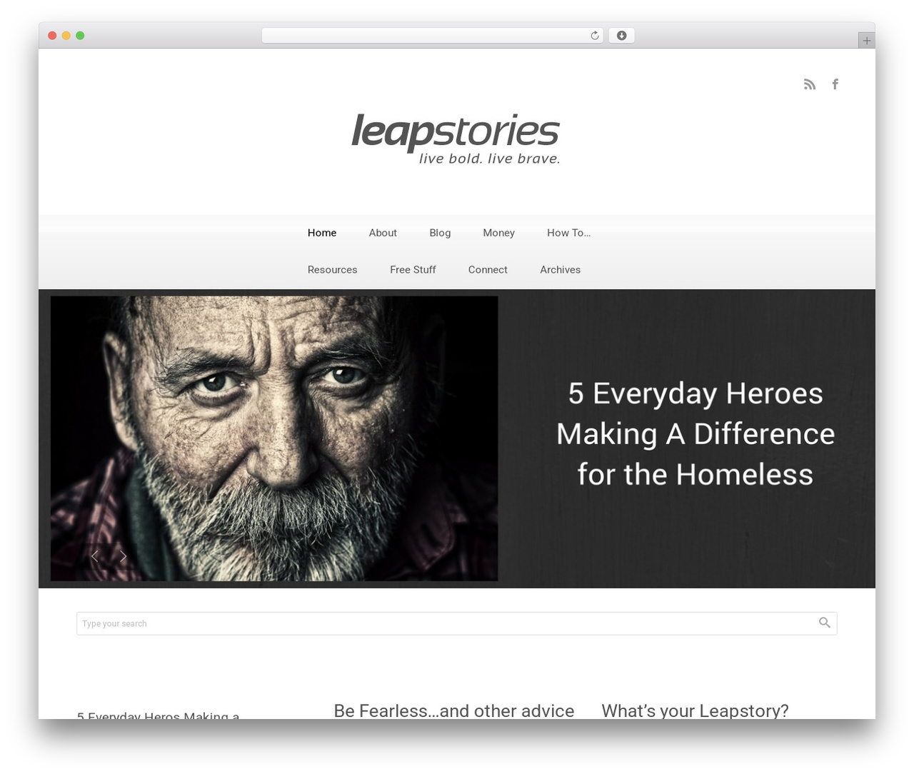 WordPress theme evolve - leapstories.com WordPress theme evolve - leapstories.com