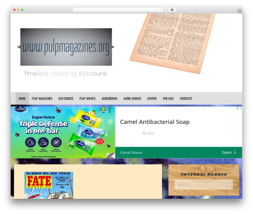 Extended widget options WordPress plugin - pulpmagazines.org