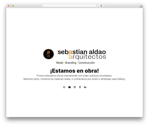 Arczone theme WordPress - aldaoarquitectos.com.ar