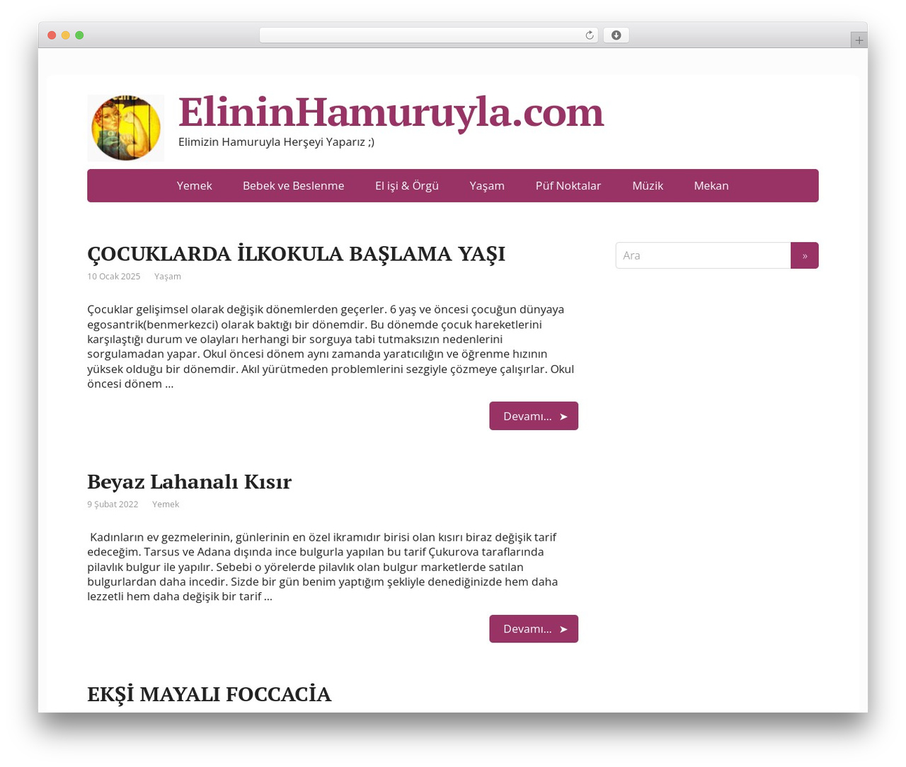 Basic free WordPress theme - elininhamuruyla.com Basic free WordPress theme - elininhamuruyla.com