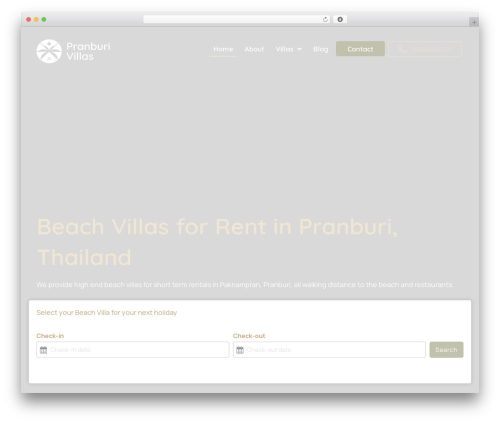 Wp booking system premium search WordPress plugin - pranburivillarentals.com