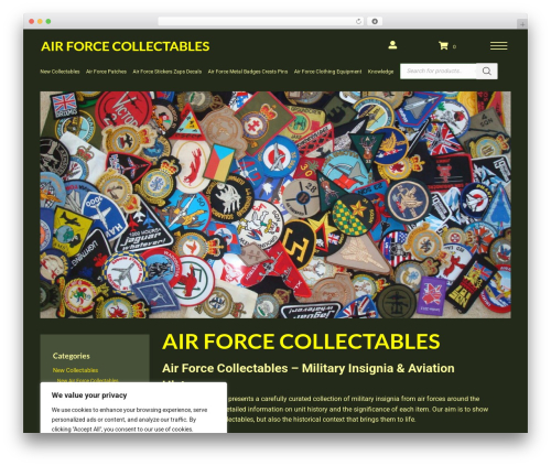 Search filter bb WordPress plugin - airforcecollectables.com
