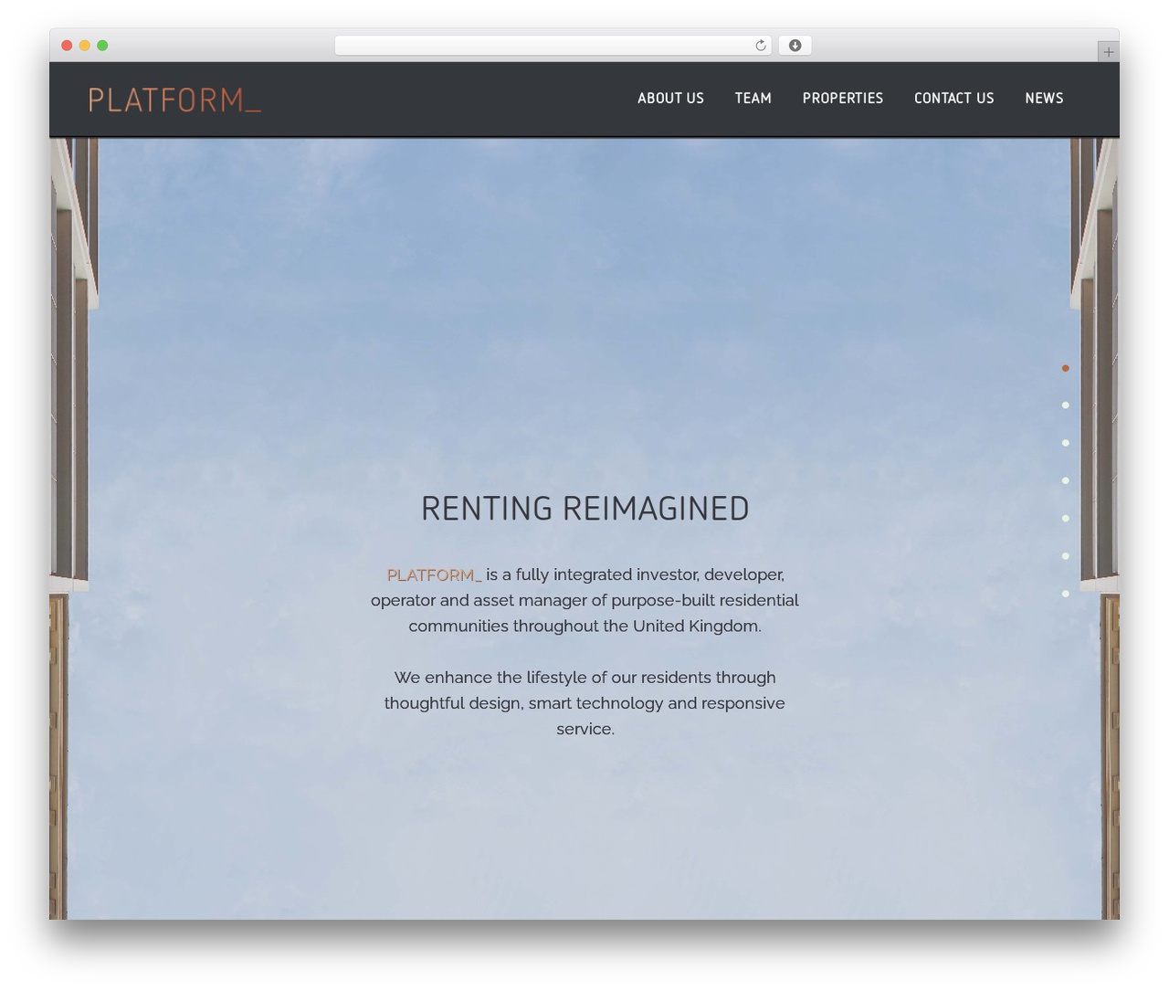 Bridge theme WordPress - platform-hq.com