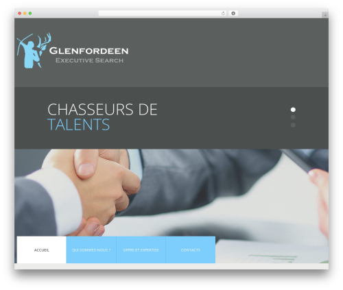 cherry WordPress theme - glenfordeen.com