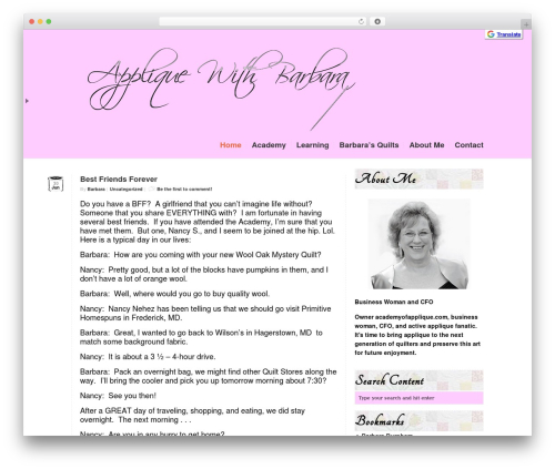 Gallery images WordPress plugin - colonialquilter.com