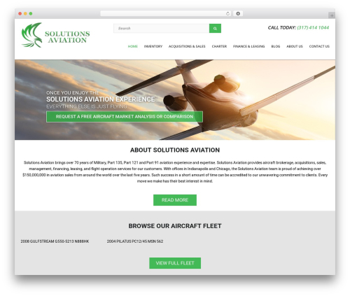 Lambda best WordPress theme - solutionsaircraft.com