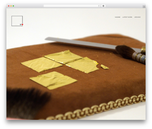 Reframe Plus WordPress theme - nadinefaber.com
