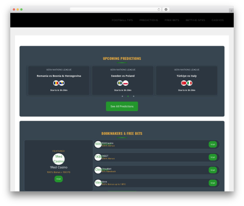 The7 Classic best WordPress theme - betprotips.com The7 Classic best WordPress theme - betprotips.com