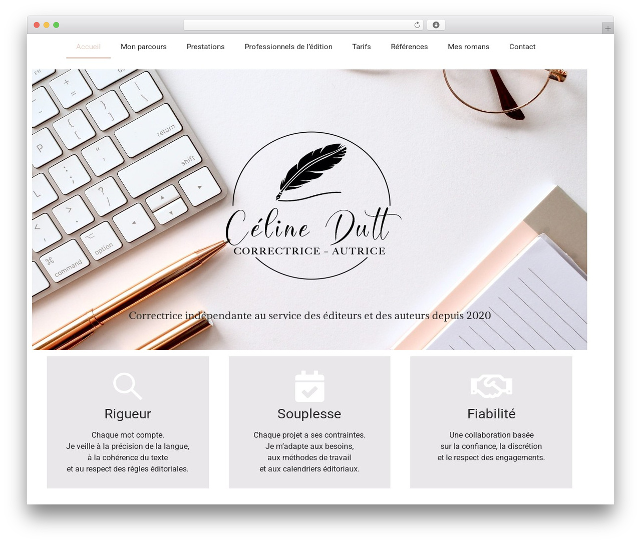 WordPress theme Hello Elementor - celine-dutt.com