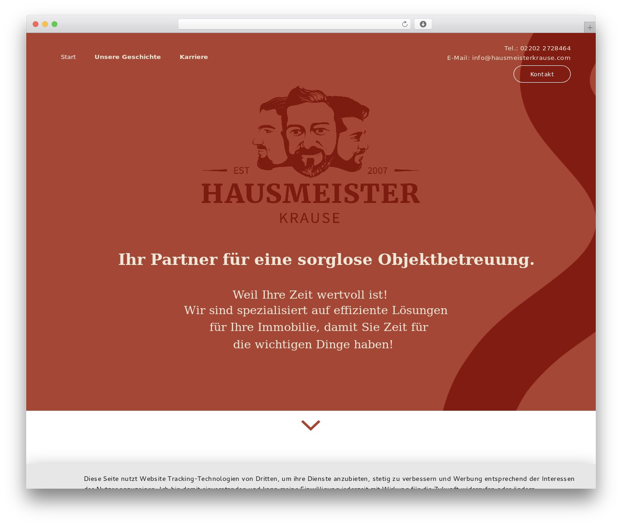 WordPress theme ProStart Child - hausmeisterkrause.com
