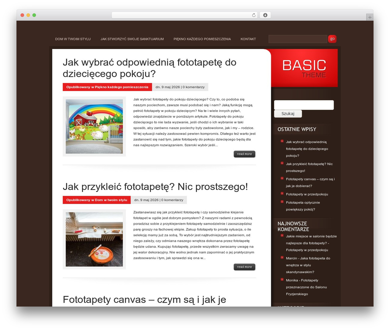 Basic WordPress theme free - piekne-wnetrze.com Basic WordPress theme free - piekne-wnetrze.com