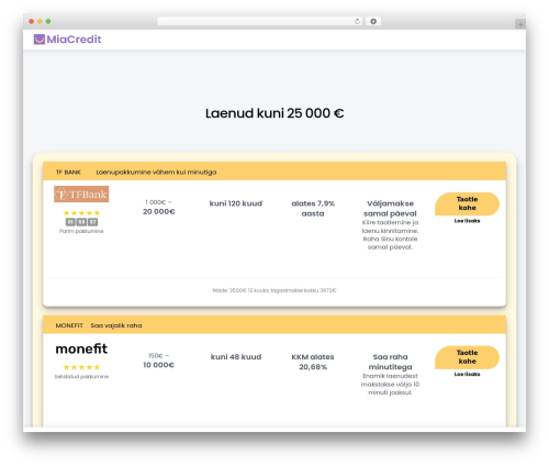 Shmac WordPress plugin - rahalaen.ee