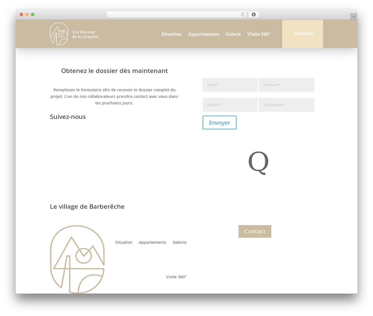 Monney Studio WordPress theme - balcons-gruyere.ch