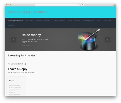 Wpoptimiser WordPress plugin - streamingforcharities.com