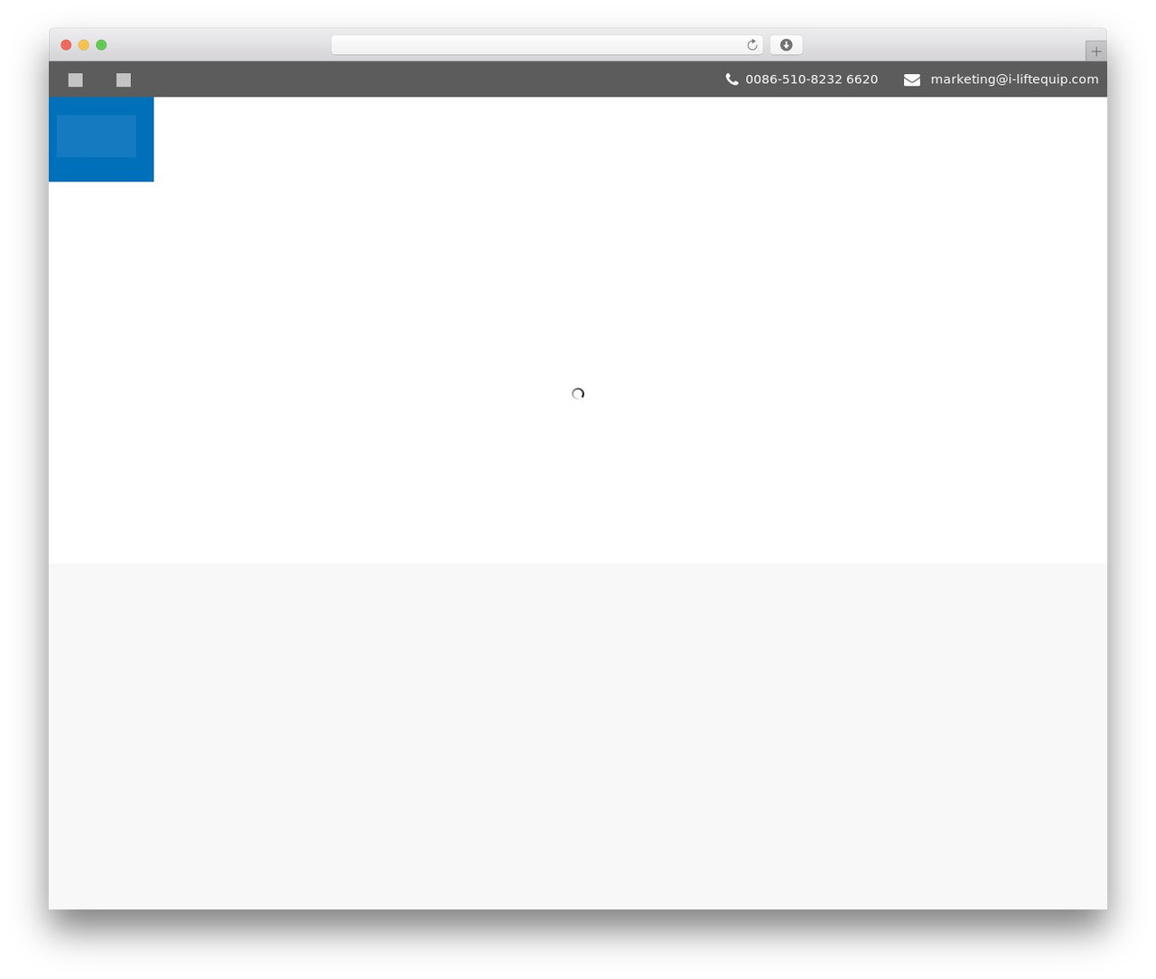 ilift WordPress theme - iliftequip.com