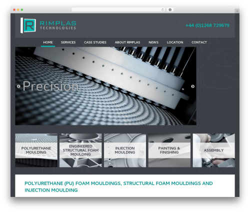Origin Theme WordPress theme design - rimplas.co.uk
