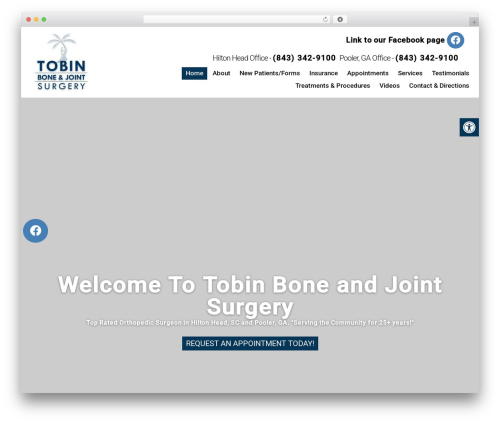 Parent Theme WordPress theme - hiltonheadorthopedics.com