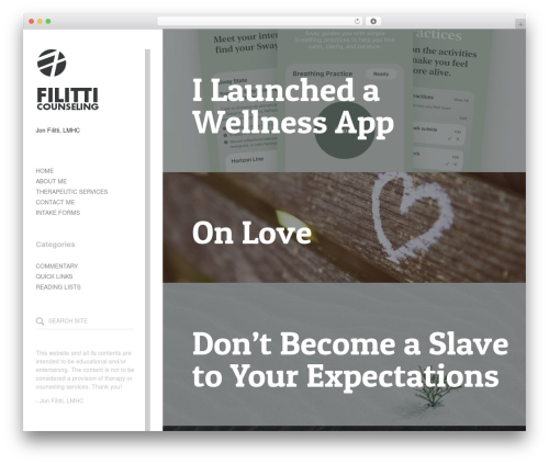 Raiden WP theme - filitticounseling.com
