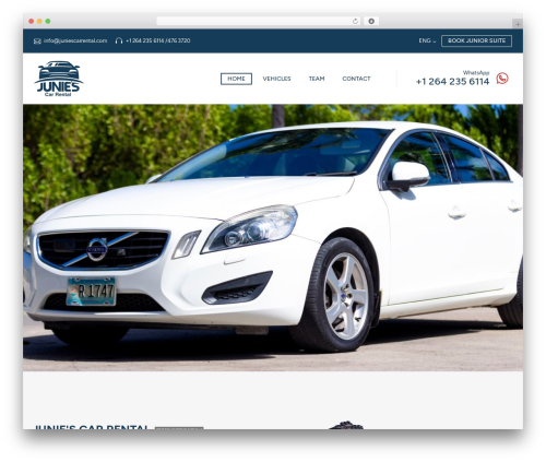 Theme WordPress TheGem - juniescarrental.com