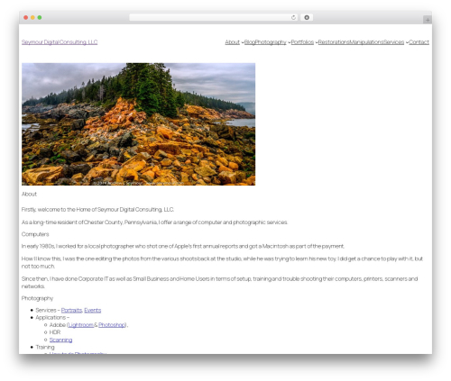 Twenty Twenty-Five WordPress theme download - aseymour.com