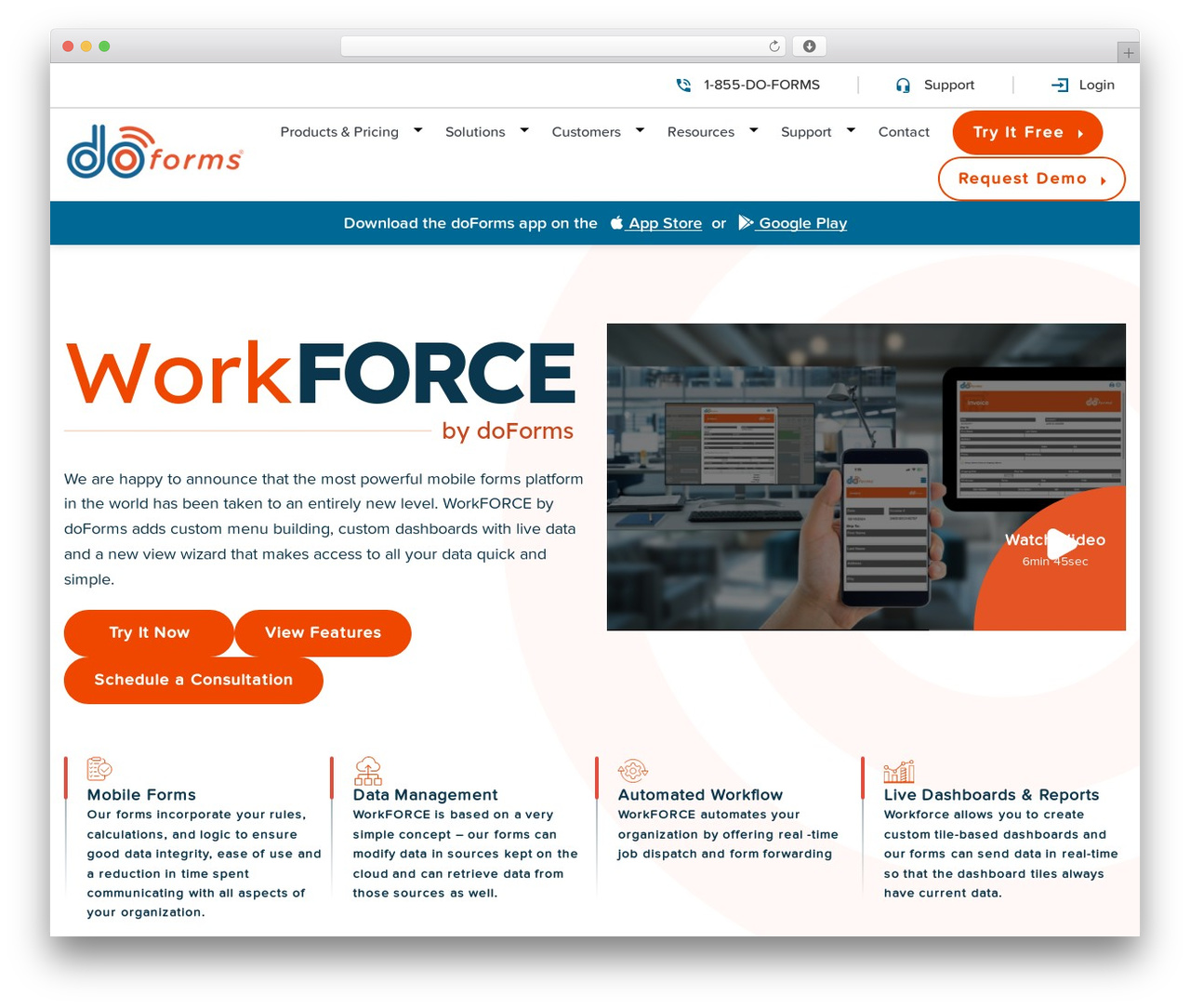 WordPress theme doForms - www.doforms.com