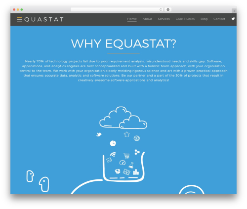 WordPress theme Equastat - equastat.com