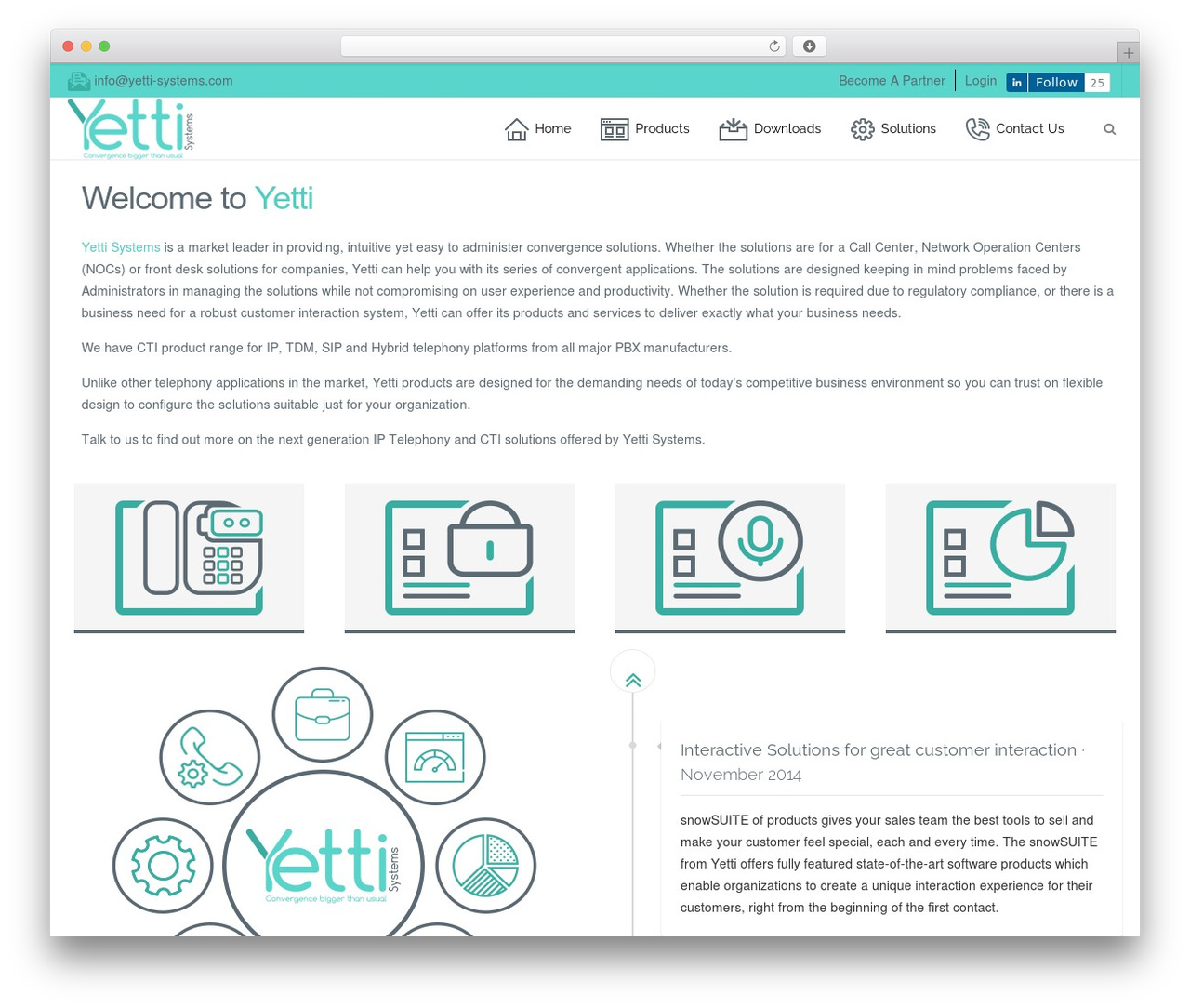 WordPress theme Ghost Software - yetti-systems.com