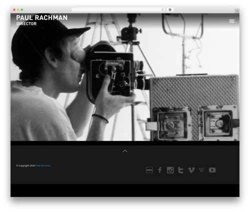 WordPress theme Rare - paulrachman.com