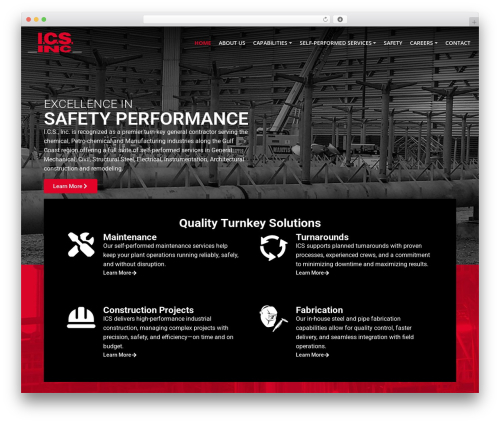 ICS WordPress theme - icsgeneralcontractors.com