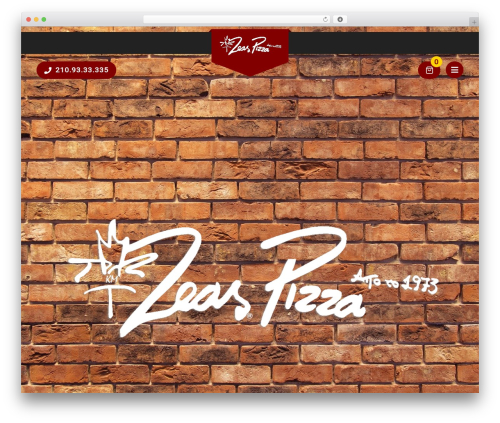 Lafka theme WordPress - zeaspizza.gr