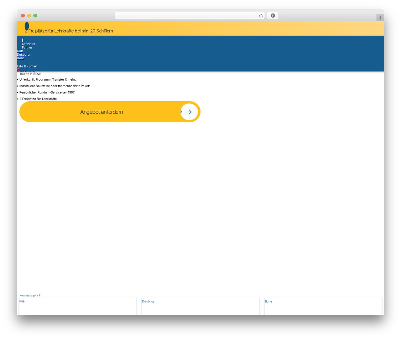 Theme WordPress Bricks - schulfahrtenservice.de