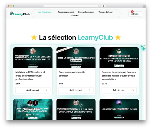 Theme WordPress Divi - www.learnyclub.com