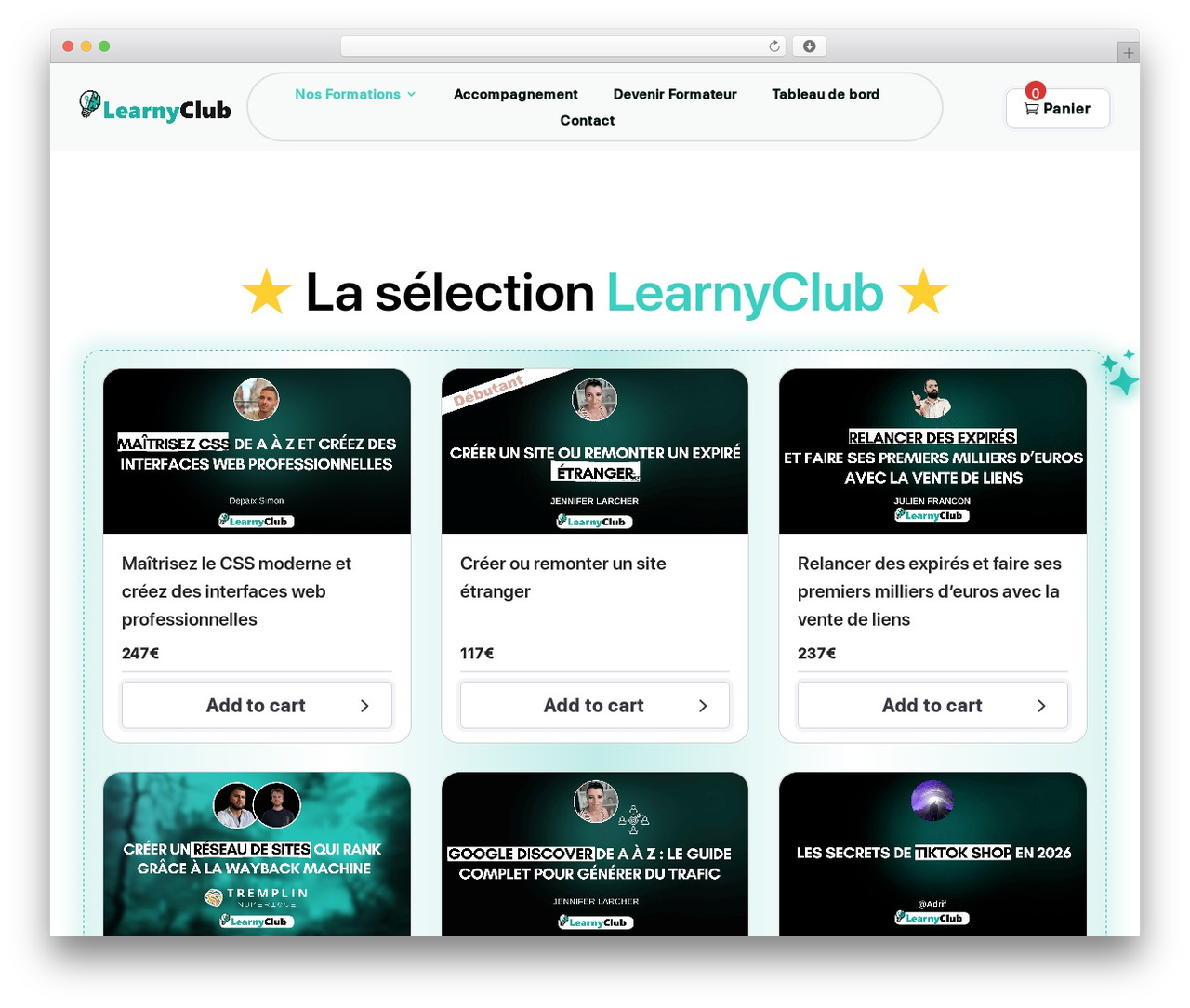 Theme WordPress Divi - www.learnyclub.com