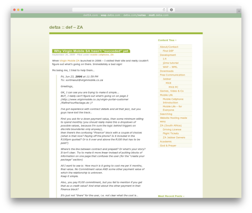 Almost Spring theme WordPress - defza.com