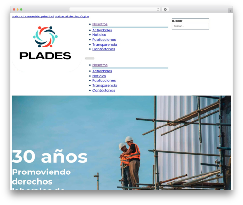 Advanced custom post type WordPress plugin - plades.org.pe