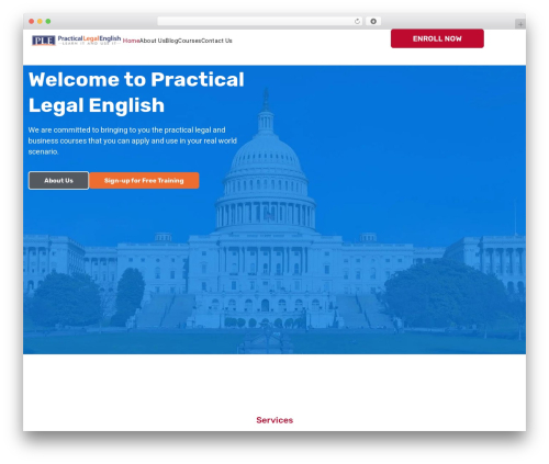 Tenweb builder WordPress plugin - practicallegalenglish.com