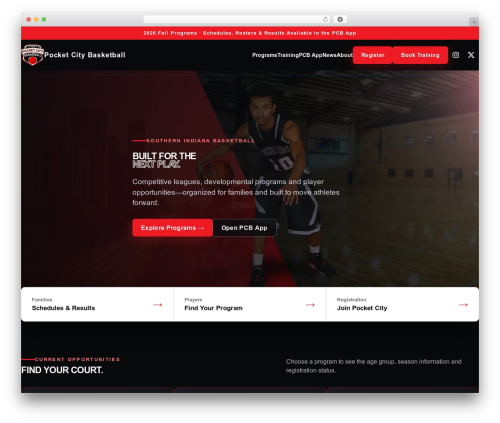 Splash WordPress theme - pocketcitybasketball.com Splash WordPress theme - pocketcitybasketball.com