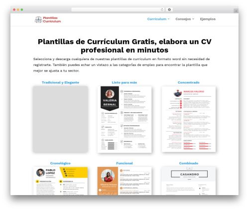 Brain carousel WordPress plugin - plantillas-curriculum.com
