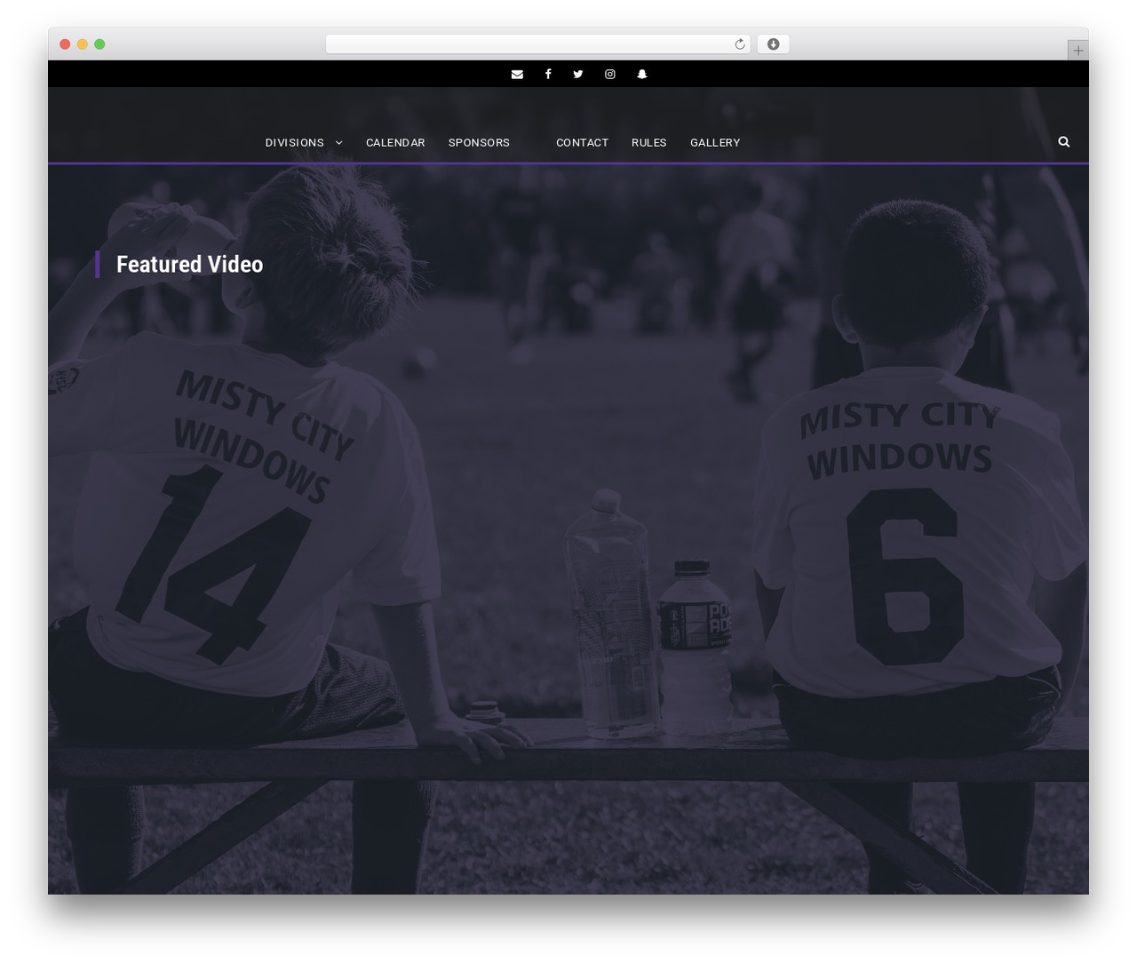 WordPress theme BigSlam - holyokeyouthsoccer.com