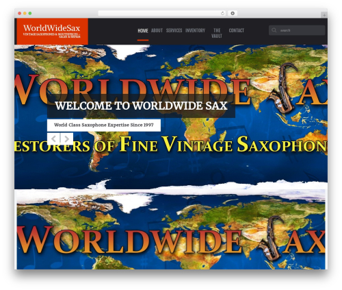 Cherry parallax WordPress plugin - worldwidesax.com