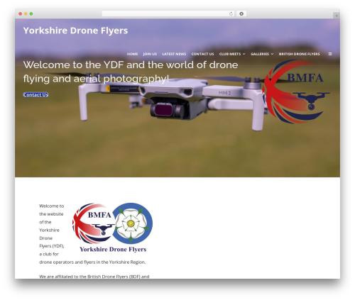 WordPress theme Create - yorkshiredroneflyers.org