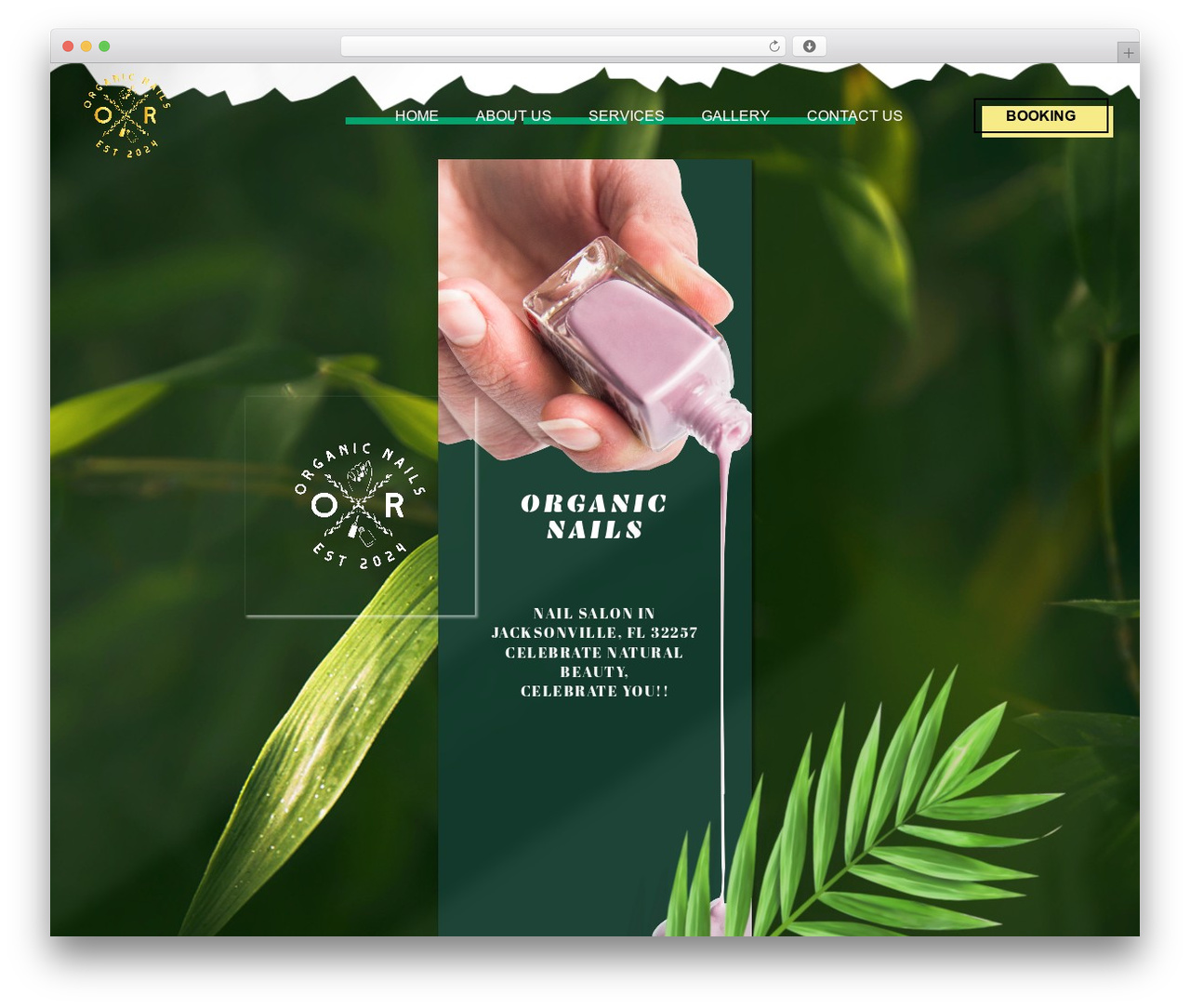 WordPress theme Hello Elementor - organicnailsfl.com